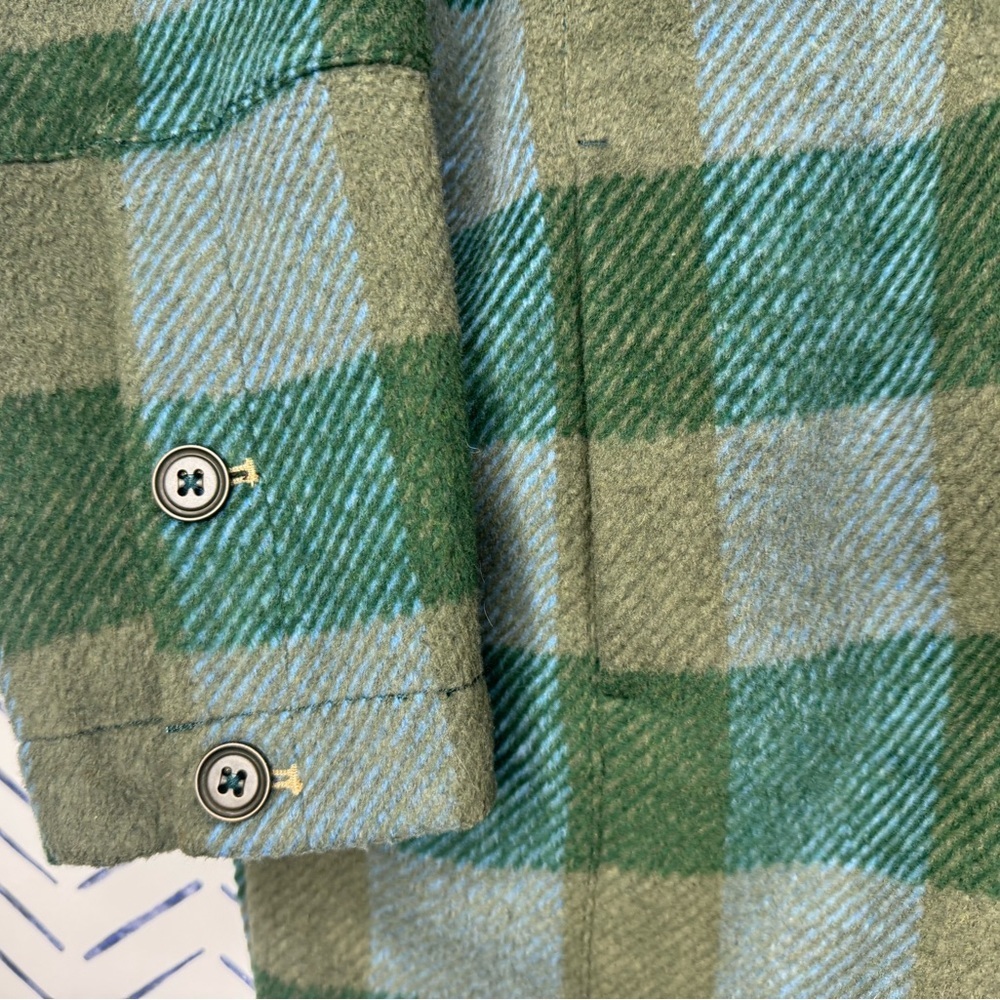 NWOT Anthropologie Pilcro Plaid Preppy boho Jacket Comfy Wool Blend Size Small - Picture 13 of 15